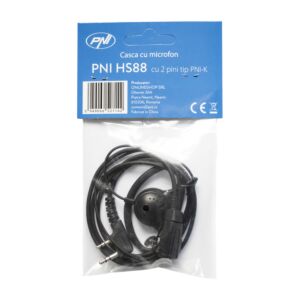 PNI HS88 2-pins microfoonheadset met PNI-K-stekker