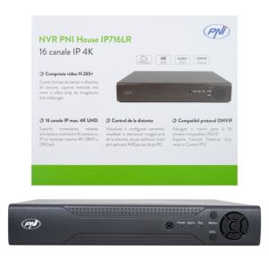 PNR Huis IP716LR NVR, 16 kanaals IP 4K, H.265