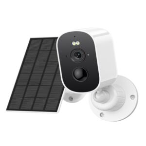 PNI IP775S 5MP videobewakingscamera, zonnepaneel, ingebouwde accu, micro SD-kaartslot, nachtzicht, audio