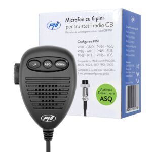 6-pins microfoon voor radiostations PNI Escort HP 8000L/8001L/8024/9001 PRO/9500/8900