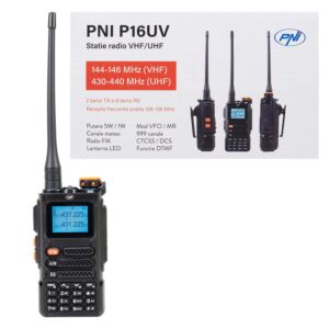 Draagbaar VHF/UHF-radiostation