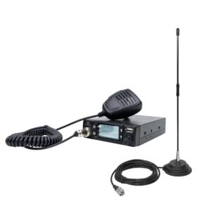 CB PNI Escort HP 9700 USB-radiostationpakket en CB PNI Extra 40-antenne met magnetische voet