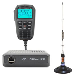 CB-radiostationpakket PNI Escort HP 65 ASQ en CB-antenne PNI ML70 met magneet
