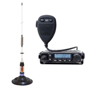 CB-radiostationpakket PNI Escort HP 6500 PRO, ASQ, VOX, NRC met CB-antenne PNI ML70 met magneet