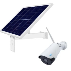 PNI IP52LR draadloze videobewakingscamera en PNI fotovoltaïsch zonnepaneel PSF6020A