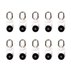 Set van 10 ringen PNI PT923I voor gordijnrail, gordijn PNI PT923