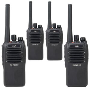 Kit van 4 PNI PMR draagbare radiostations