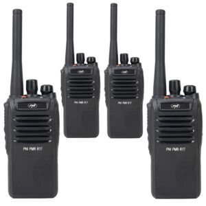 Kit van 4 PNI PMR draagbare radiostations