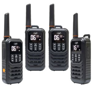 Kit van 4 PNI draagbare radiostations