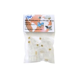 PNI RJ45-aansluiting voor Cat 6 UTP-kabelset 10 st