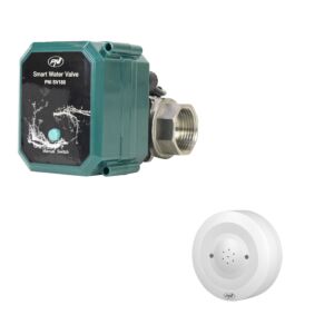 Kit tegen overstroming Slimme waterklep PNI SV180 Wi-Fi-connectiviteit + Slimme overstromingsdetector PNI Safe H
