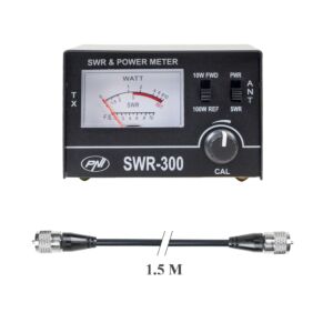 PNI SWR-300 PWR-SWR-meter reflectometerpakket voor SWR-meting en PNI R150-aansluitkabel.