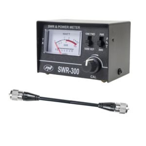 PNI SWR-300 PWR-SWR-meter reflectometerpakket voor SWR-meting en PNI R50-aansluitkabel.