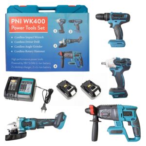 Elektrische gereedschapset PNI WK400 met batterijen