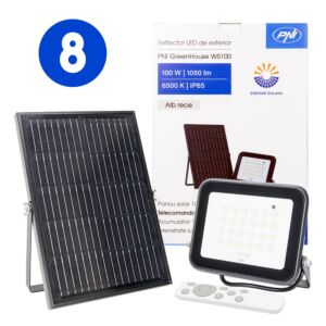 Bax met 8 stuks LED-reflectoren PNI GreenHouse WS100