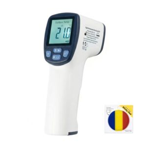 SilverCloud UF41 Digital Body & Surface Thermometer Bundle met Sticky Flag Pad inbegrepen