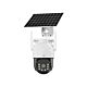 PNI IP464S Black Light 4MP en 4G videobewakingscamera met zonnepaneel en batterij