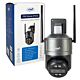 PNI House IP578 videobewakingscamera met Wi-Fi, PTZ, dubbele lens 8MP + 8MP, 10x optische zoom