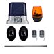 PNI AP800D poortautomatiseringskit bevat 4m motorrek, fotocellen, afstandsbediening, lamp, 230V ontwikkelen 1100 N en 8