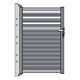 Aluminium voetgangerspoort PNI MAB900, lengte 0,9 m en hoogte 1,5 m