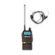 Pakket met draagbaar VHF/UHF-radiostation CRT FP00 dual-band en PNI HS84-headset