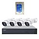PNI House IPMAX POE 8 videobewakingskit, inclusief NVR met 4 camera's en PNI SafeHouse 1TB harde schijf
