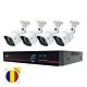 AHD PNI House PTZ1500 5MP DVR videobewakingskit - 4 camera's en plakbare vlag