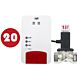 Bax met 20-delige set PNI Safe House Dual Gas 250