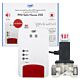 PNI Safe House Dual Gas 250-set met koolmonoxide (CO) -sensor en aardgas- en magneetventiel