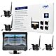 PNI TRK504 draadloze videobewakingskit voor vrachtwagen DVR met LCD-monitor en 4 camera's