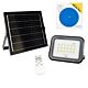 PNI GreenHouse WS50 PRO 50W LED-reflectorpakket met 6W zonnepaneel en blauwe plakstrip inbegrepen.